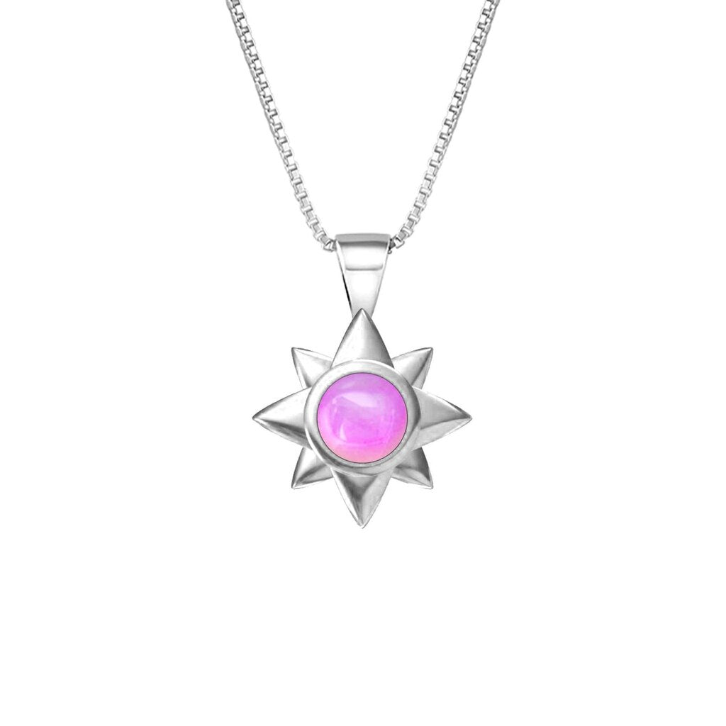 Teeny Star Pendant Polished PINK PEN-046-PP