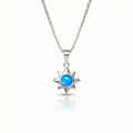 Teeny Star Pendant Polished BLUE PEN-046-PB