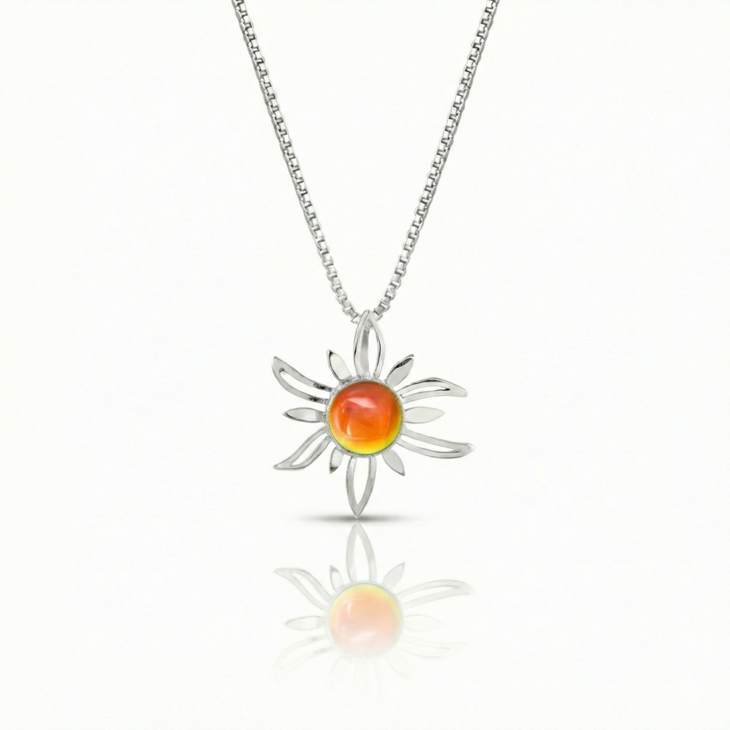 Sun Pendant Polished FIRE PEN-520-PF