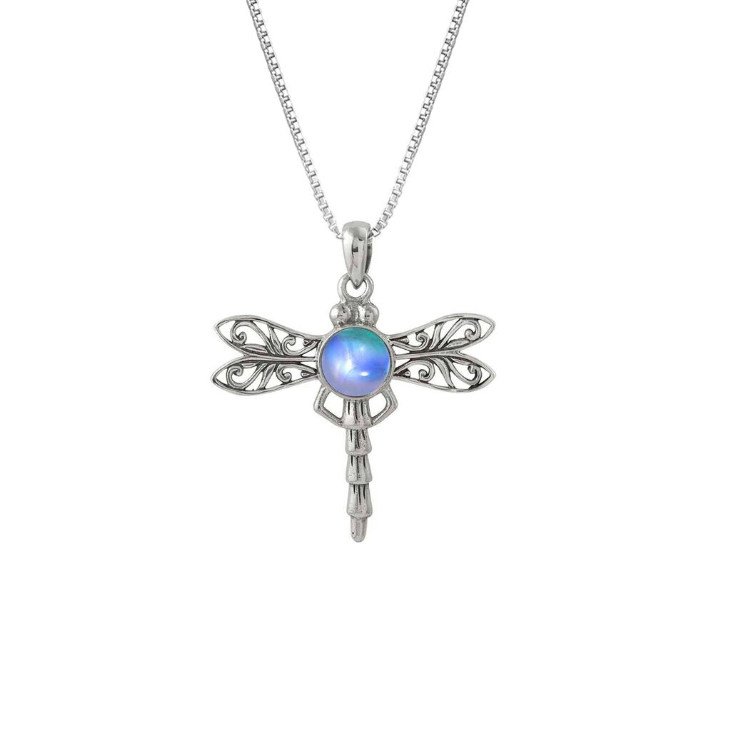 Dragonfly Pendant Polished BLUE PEN-561-PB