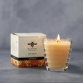 Beehive Glass Candle 100% Beeswax 4.2 oz