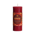 Beeswax Aromatherapy Pillar Candle 2X4.75 SPICE (Cinnamon, Orange + Clove Bud)