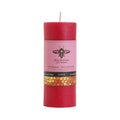 Beeswax Aromatherapy Pillar Candle 2X4.75 Love (Geranium + Ylang Ylang)