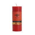 Beeswax Aromatherapy Pillar Candle 2X4.75 Rejuvenation (Sweet Orange + Clove Bud)