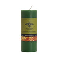 Beeswax Aromatherapy Pillar Candle 2X4.75 Meditation (Cedarwood + Balsam)