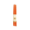 PUMPKIN 12" 100% Beeswax Hand Dipped Taper Candle