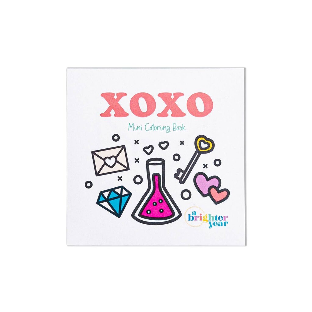 XOXO Mini Valentine Themed designs Coloring Book for Adult