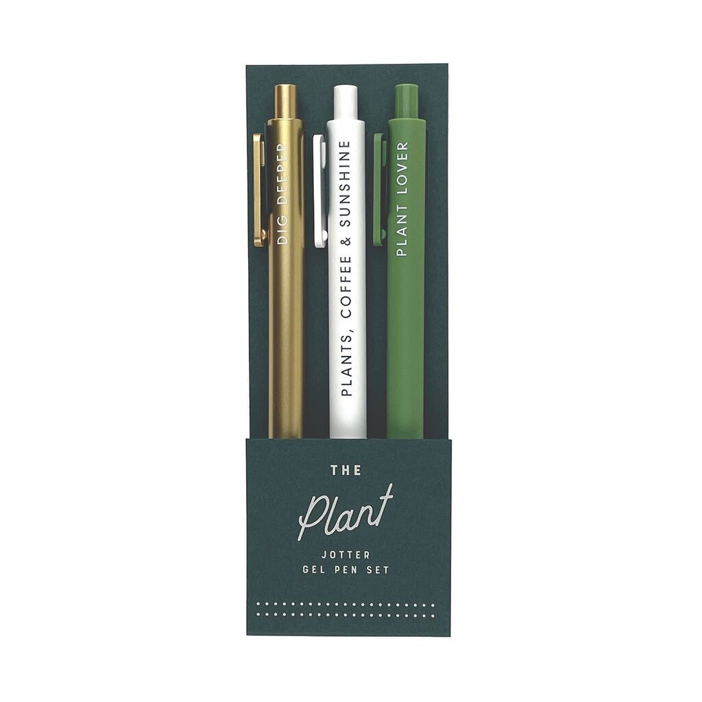 Plant Jotter Gel Pen Set of 3 PS001
