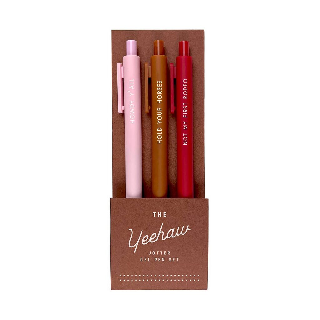 Yeehaw Jotter Gel Pen Set of 3 PS012