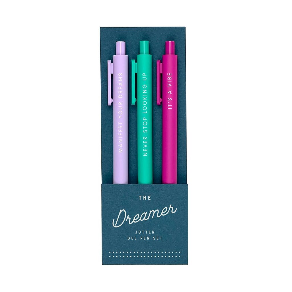 The Dreamer Jotter Gel Pen Set of 3 PS007