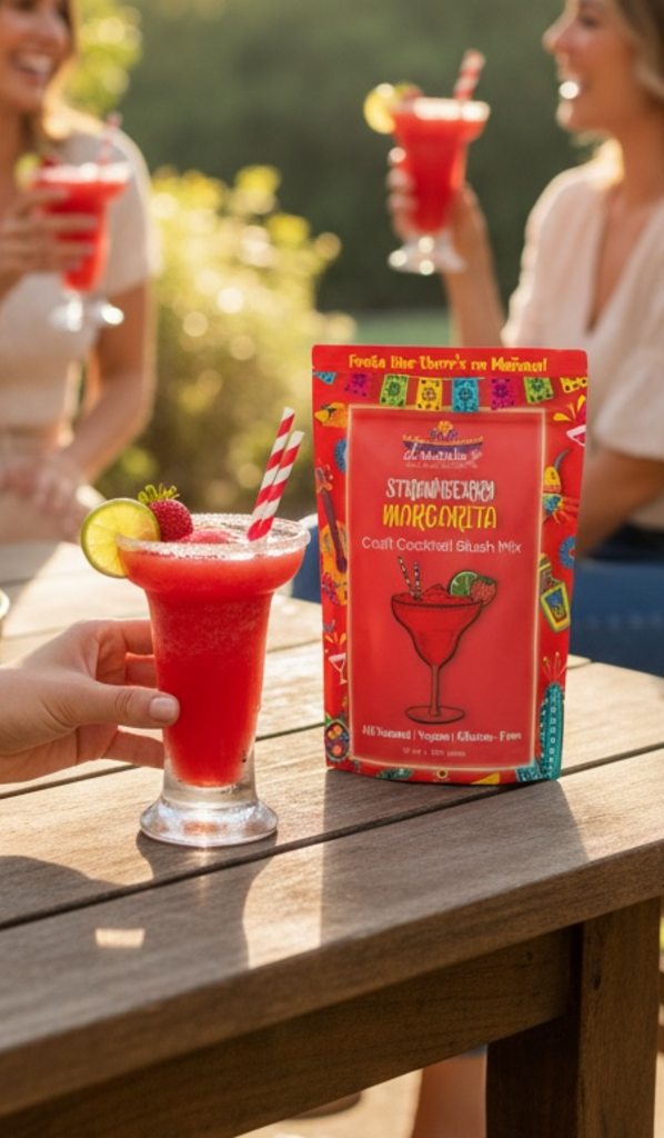 Strawberry Margarita d'Marie Slushy Mix 10 oz