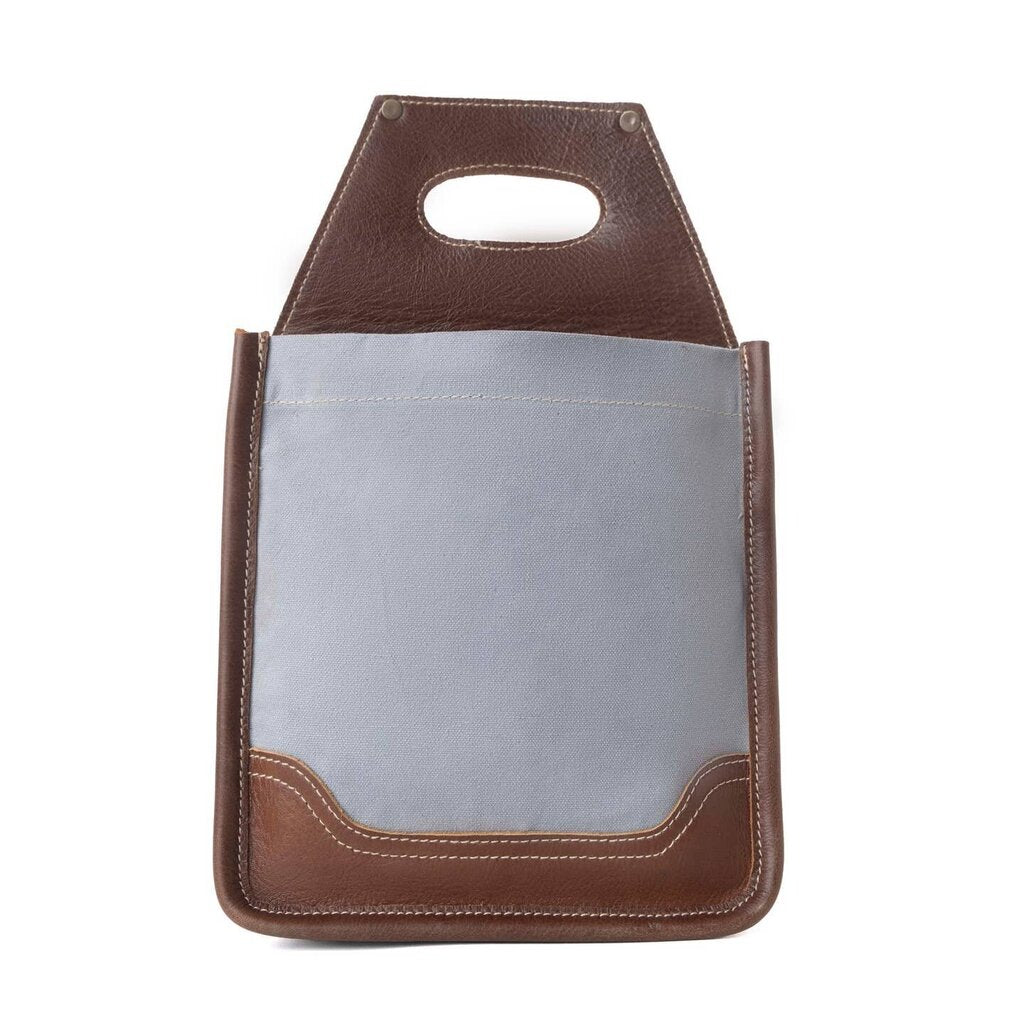 Barrelcut Leather + Canvas Beer Holder Cedar White S-14381