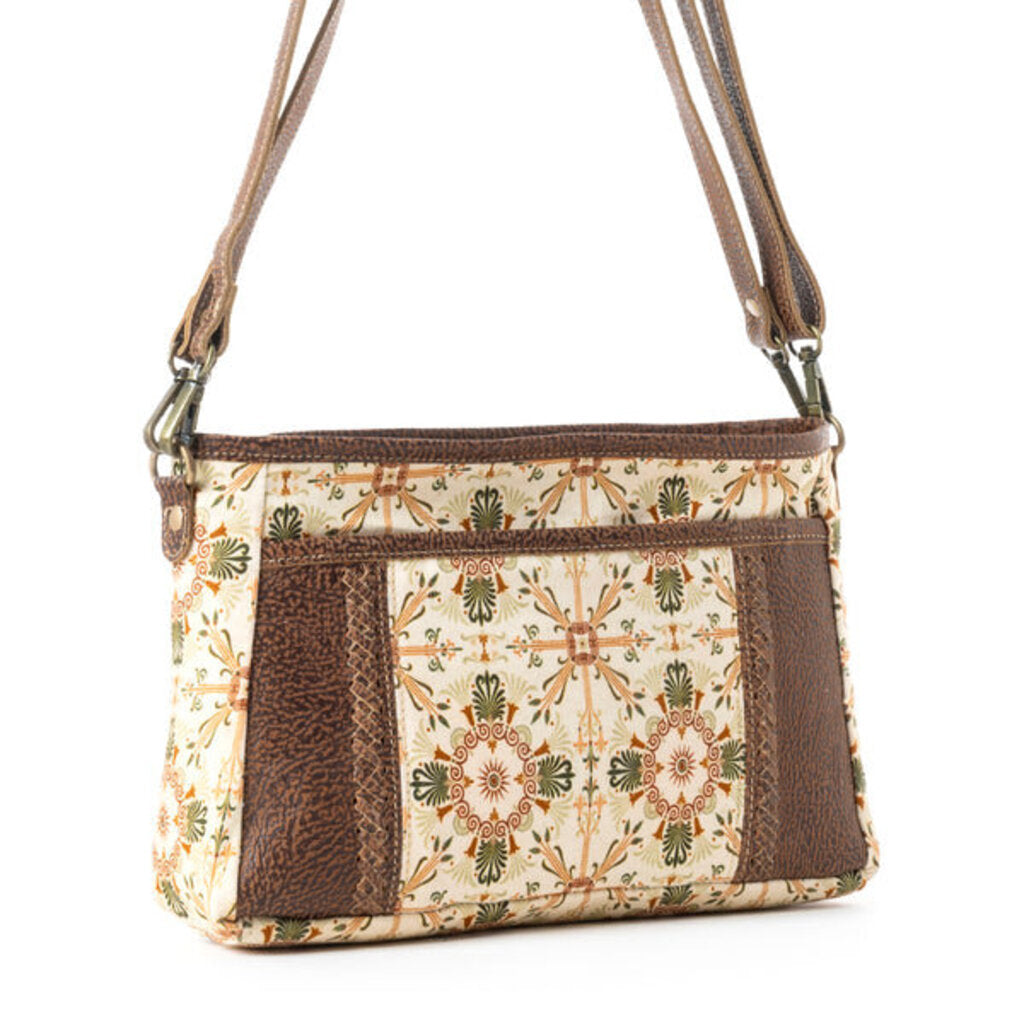 Wildflower Scroll Crossbody Myra Bag Herritage Beige S-12133
