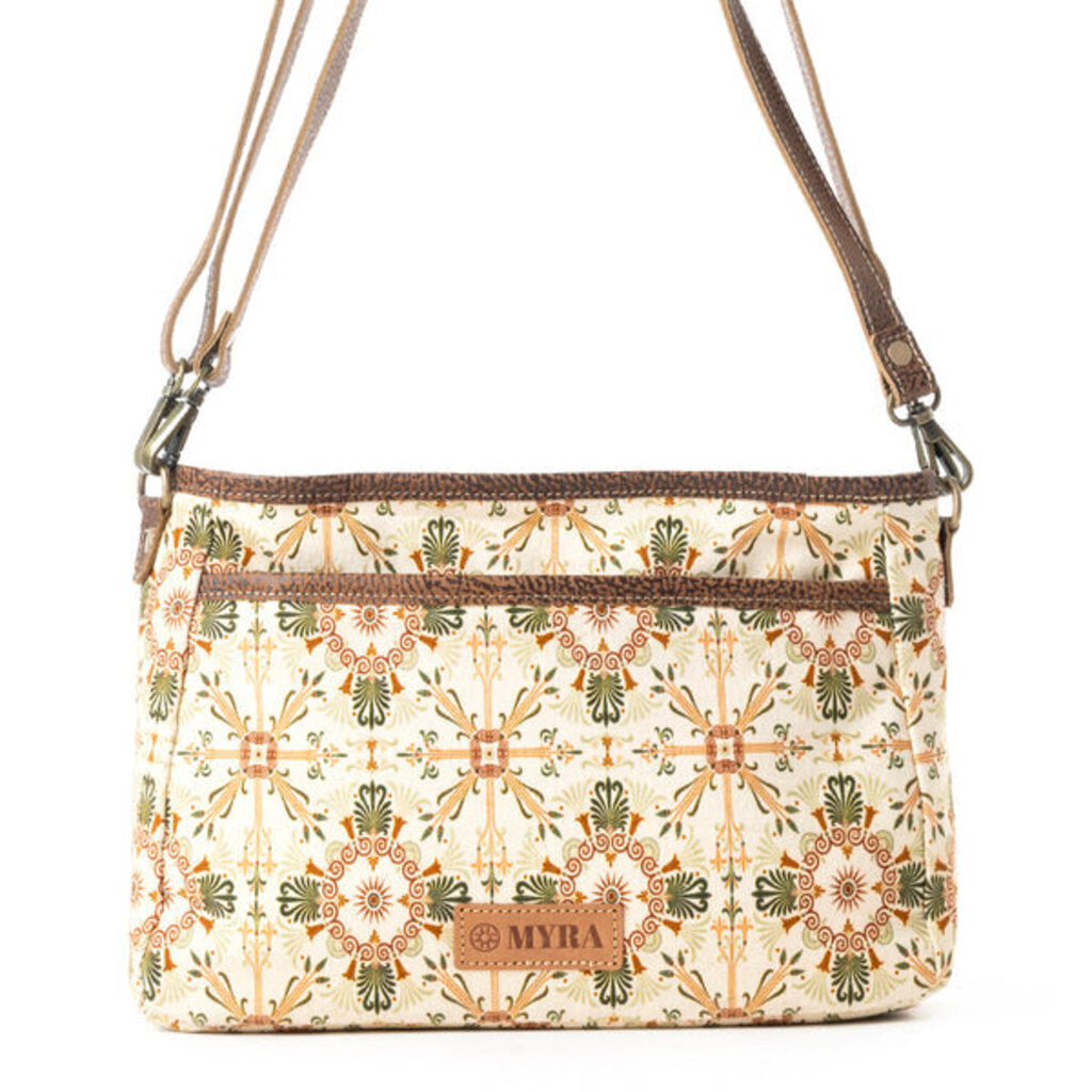 Wildflower Scroll Crossbody Myra Bag Herritage Beige S-12133