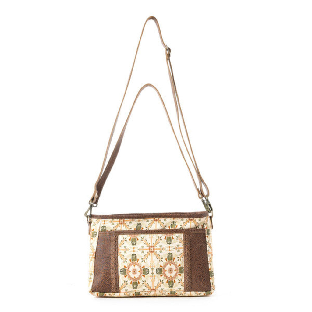 Wildflower Scroll Crossbody Myra Bag Herritage Beige S-12133