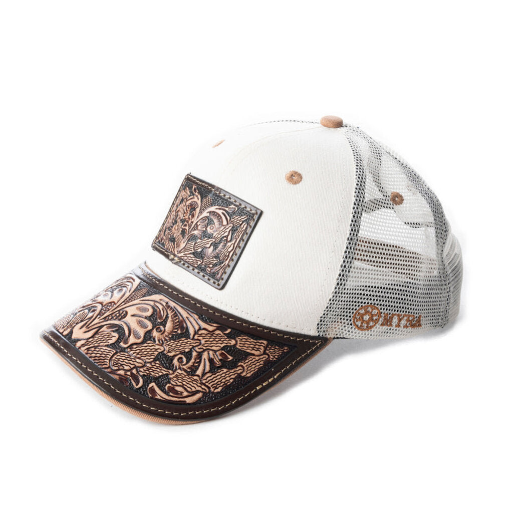 Jenson Hill Cap Brown + Off White S-12048