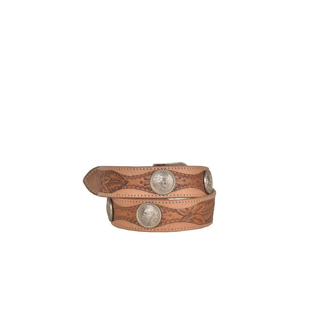Birch Hand Tooled Leather Myra Belt S-4812 LG
