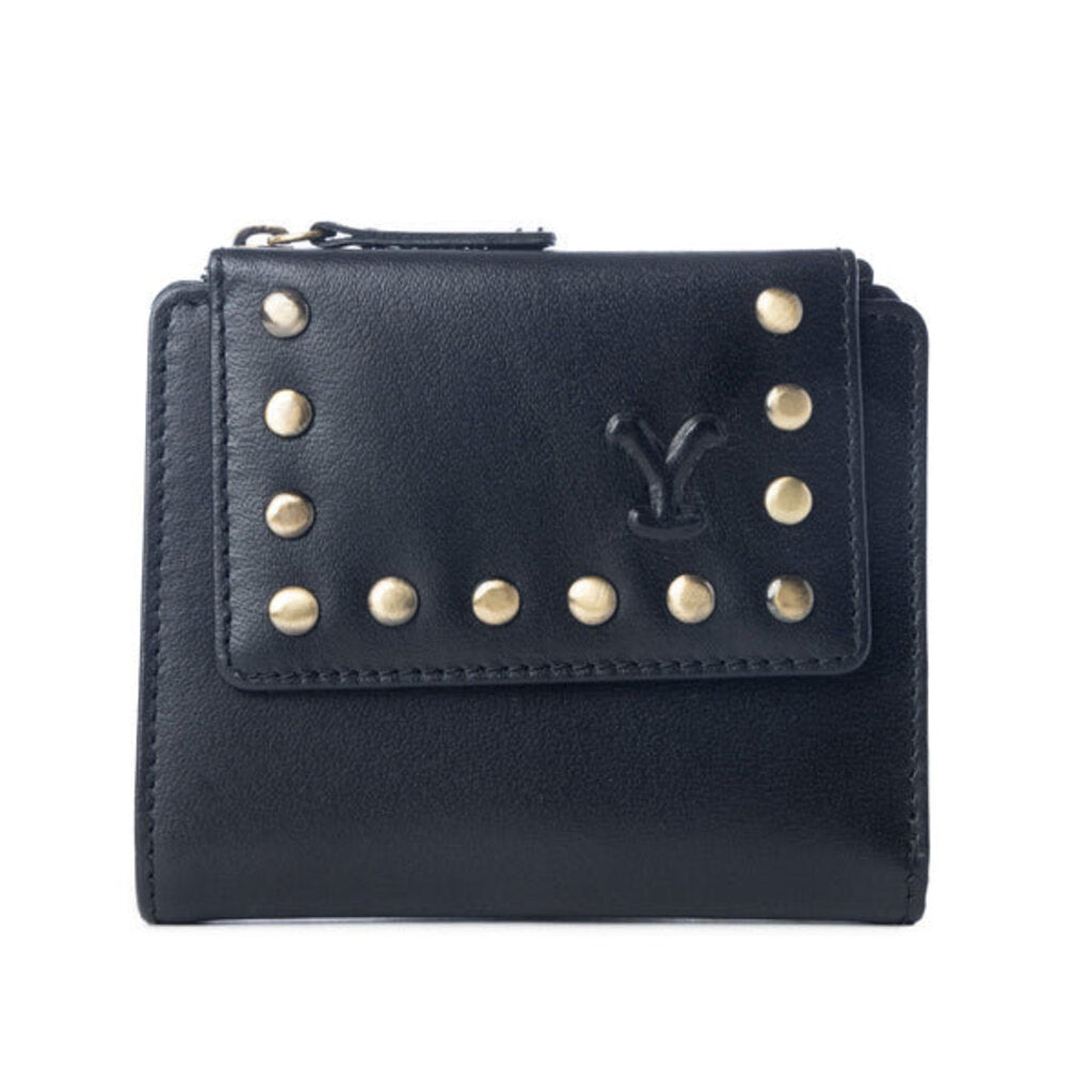 Yellowstone Westmere Studded Myra Credit Card Holder Ash