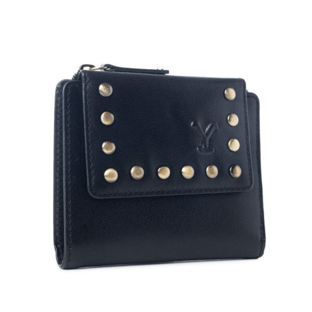 Yellowstone Westmere Studded Myra Credit Card Holder Ash