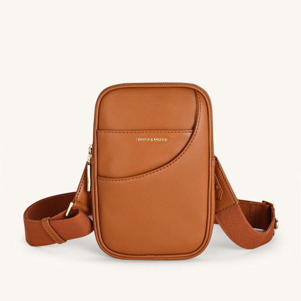Mira & Moss Iris Mini Crossbody Myra Bag Tan MM-00118