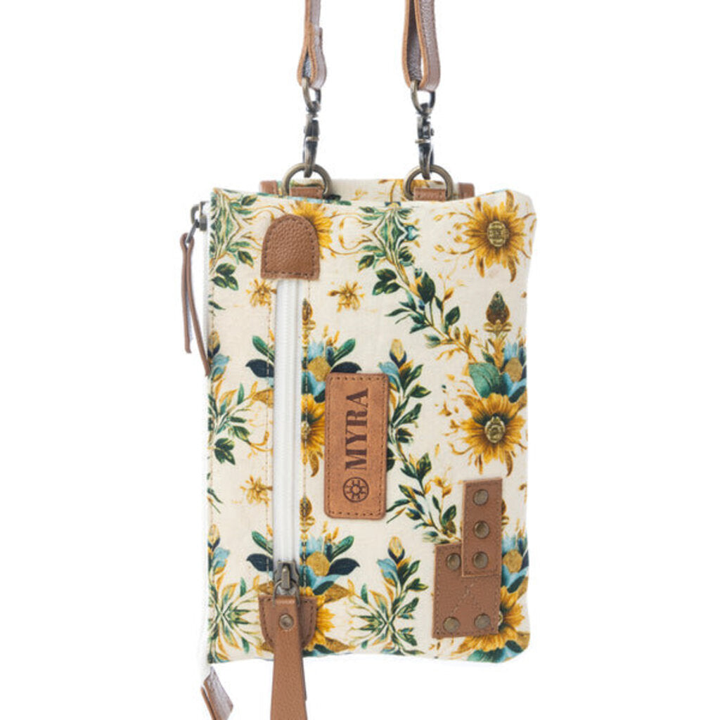 Amber Ray Crossbody Myra Bag with Phone Compartment in Sunlit Ivory S-13731