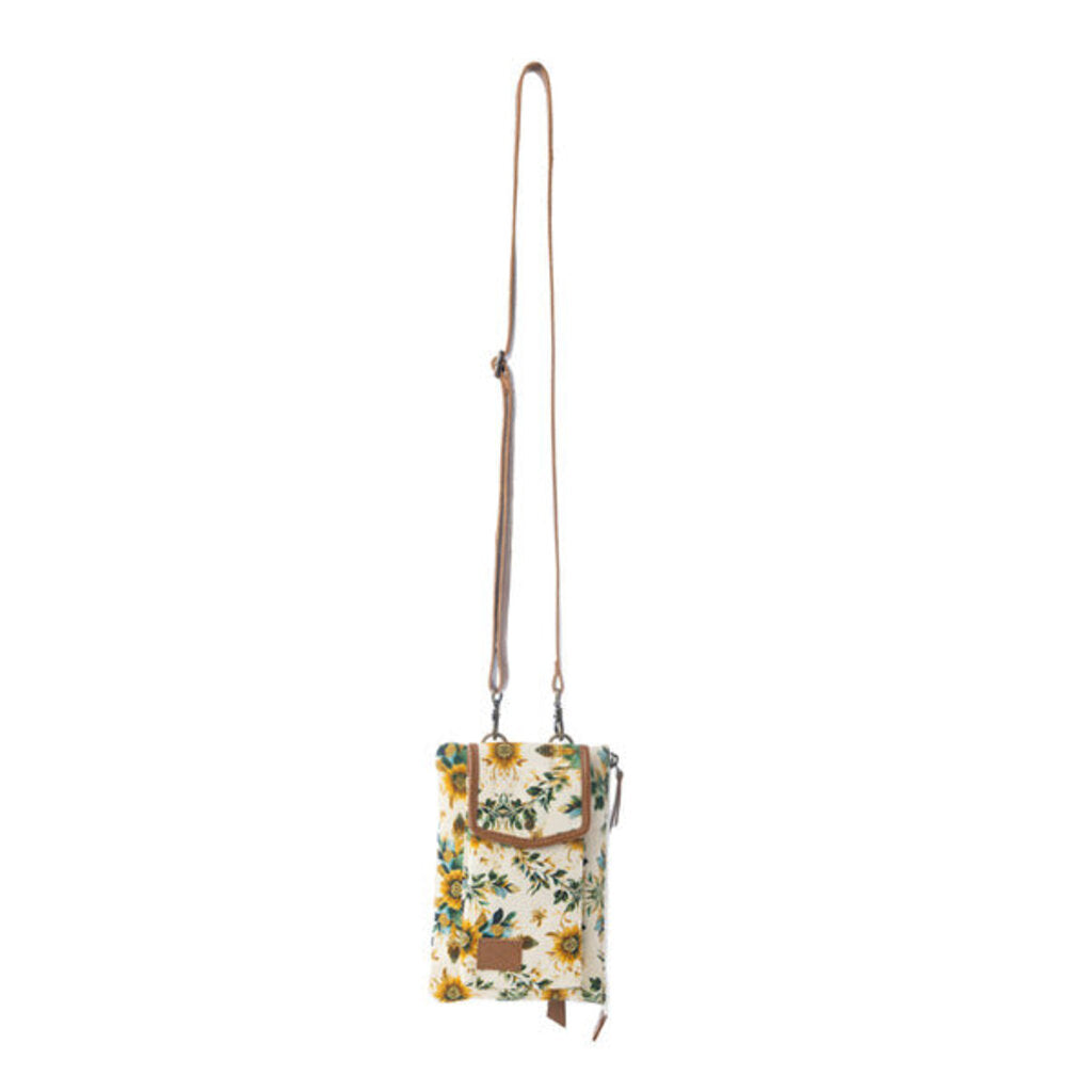 Amber Ray Crossbody Myra Bag with Phone Compartment in Sunlit Ivory S-13731
