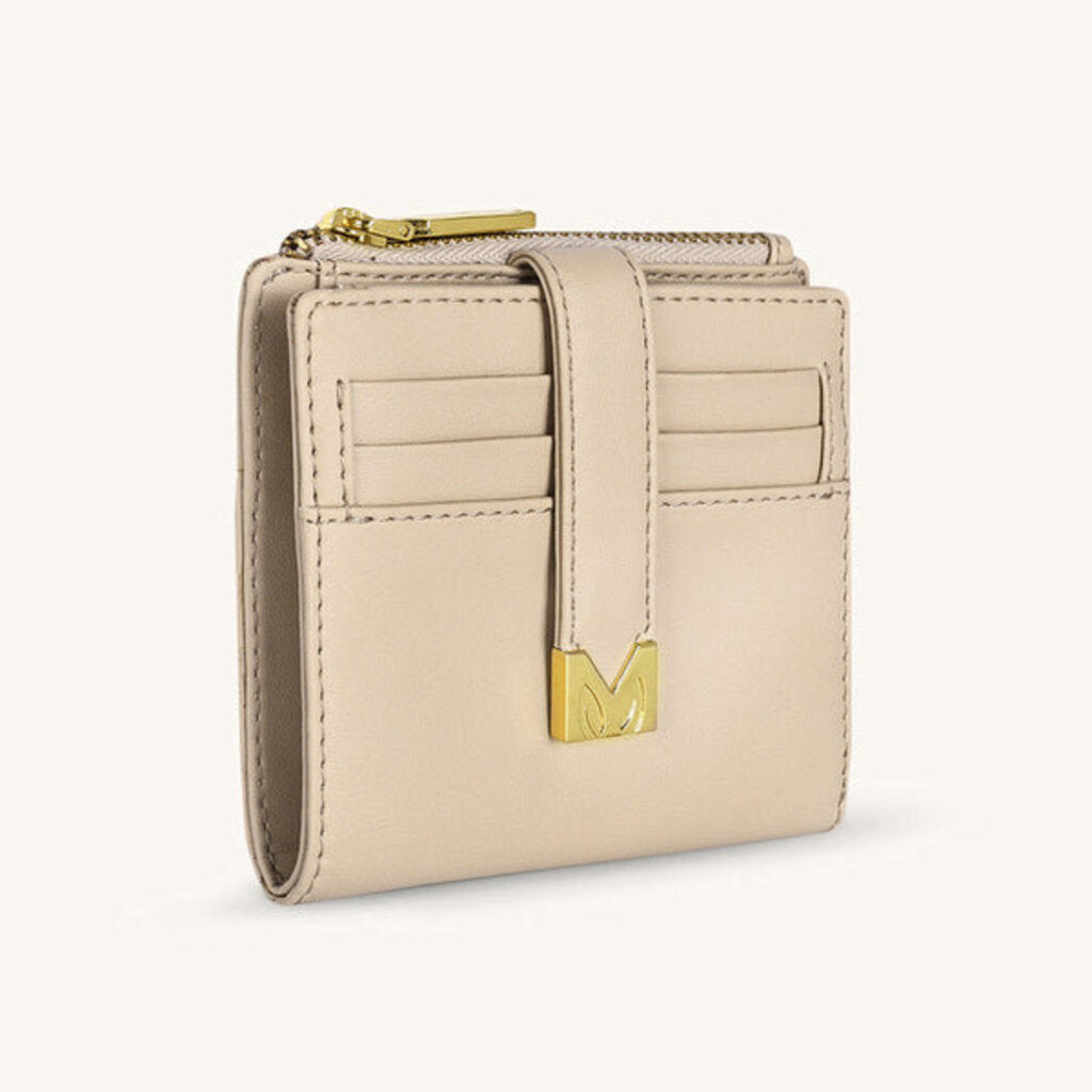 Mira & Moss Regina Compact Myra Wallet - Light Taupe MM-00105