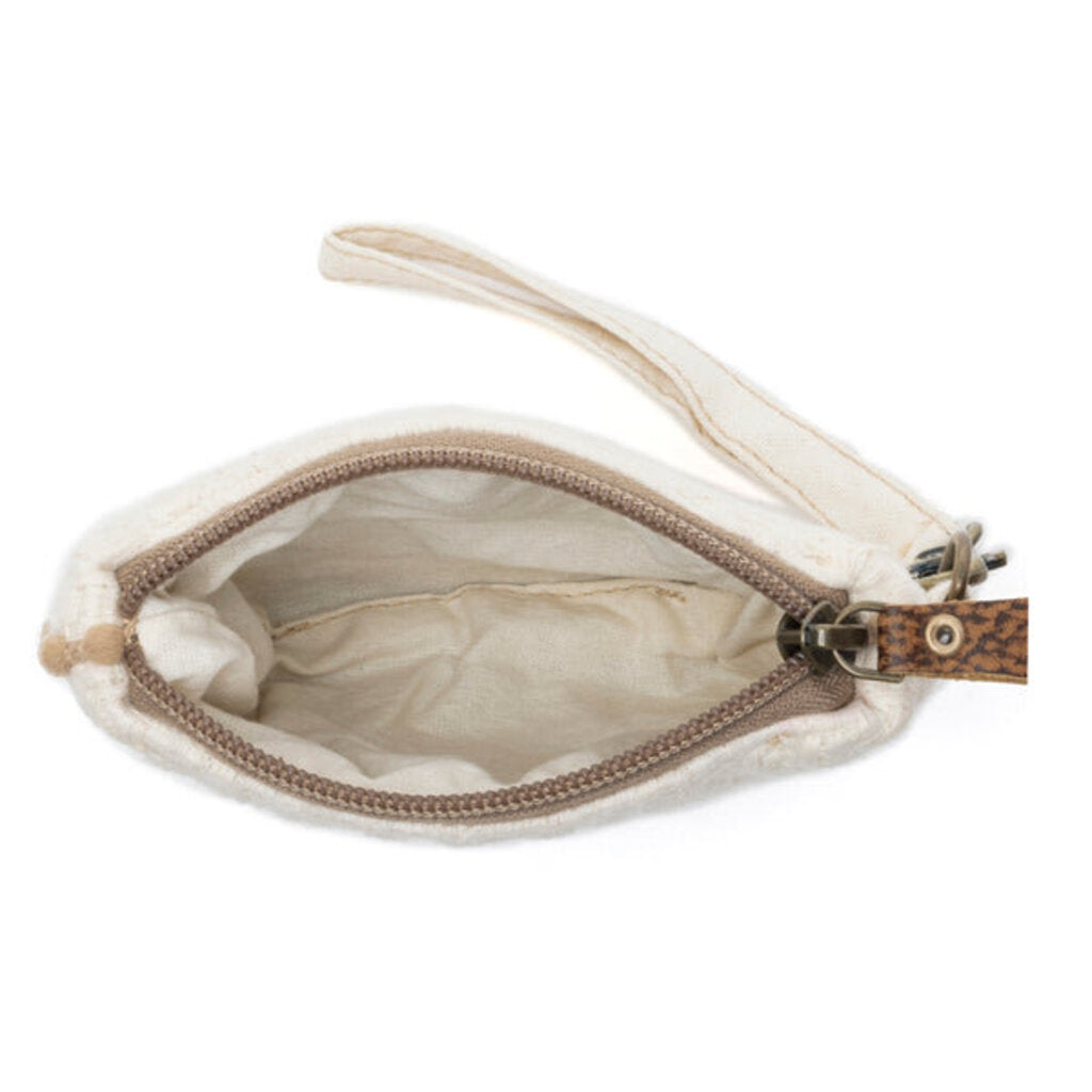 Sierra Whisper Woven Myra Pouch Dusty Ivory S-12814