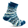 Sokker Blue Patterned Myra Socks S-9705
