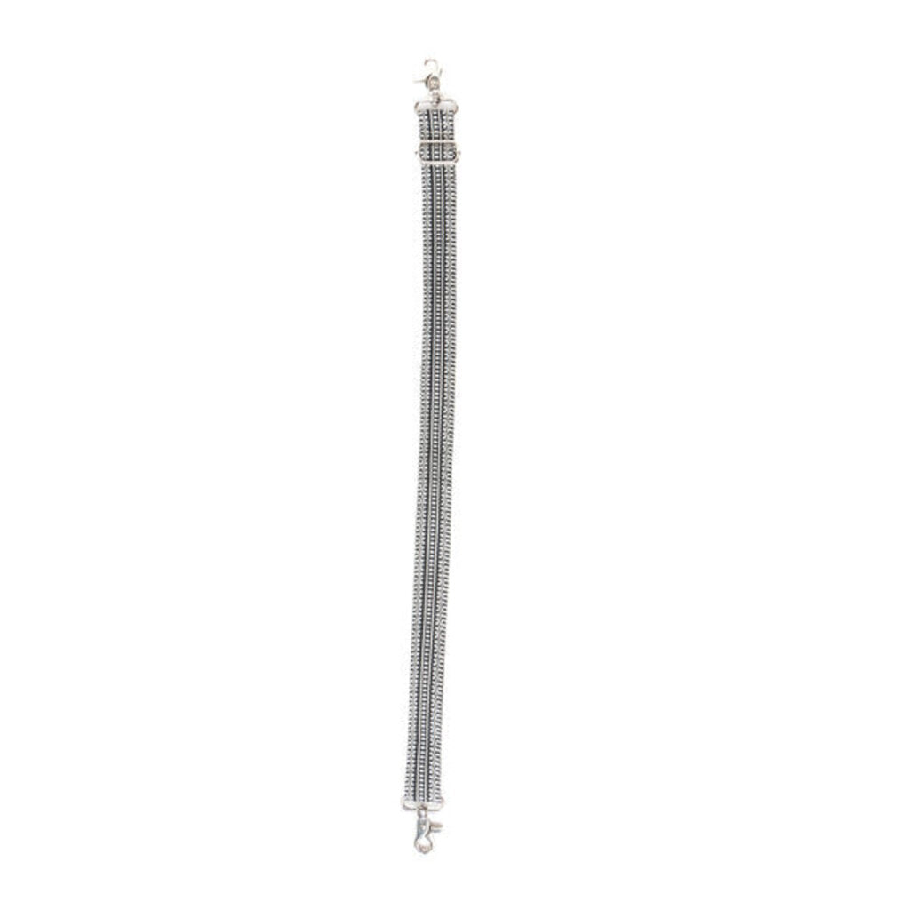 Geometric Vista Accessory Strap In Gray S-11865