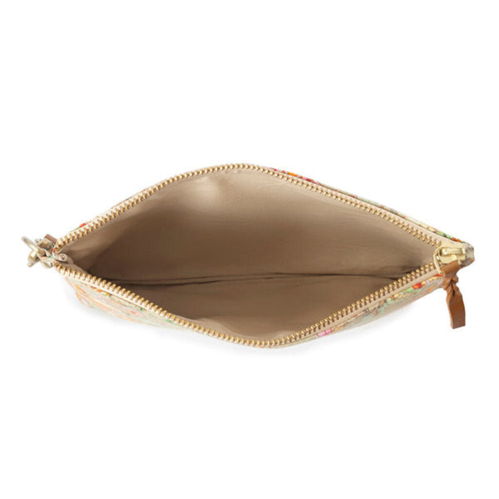 Peace & Serenity Blossoms Myra Clutch Bag in BEIGE S-11890