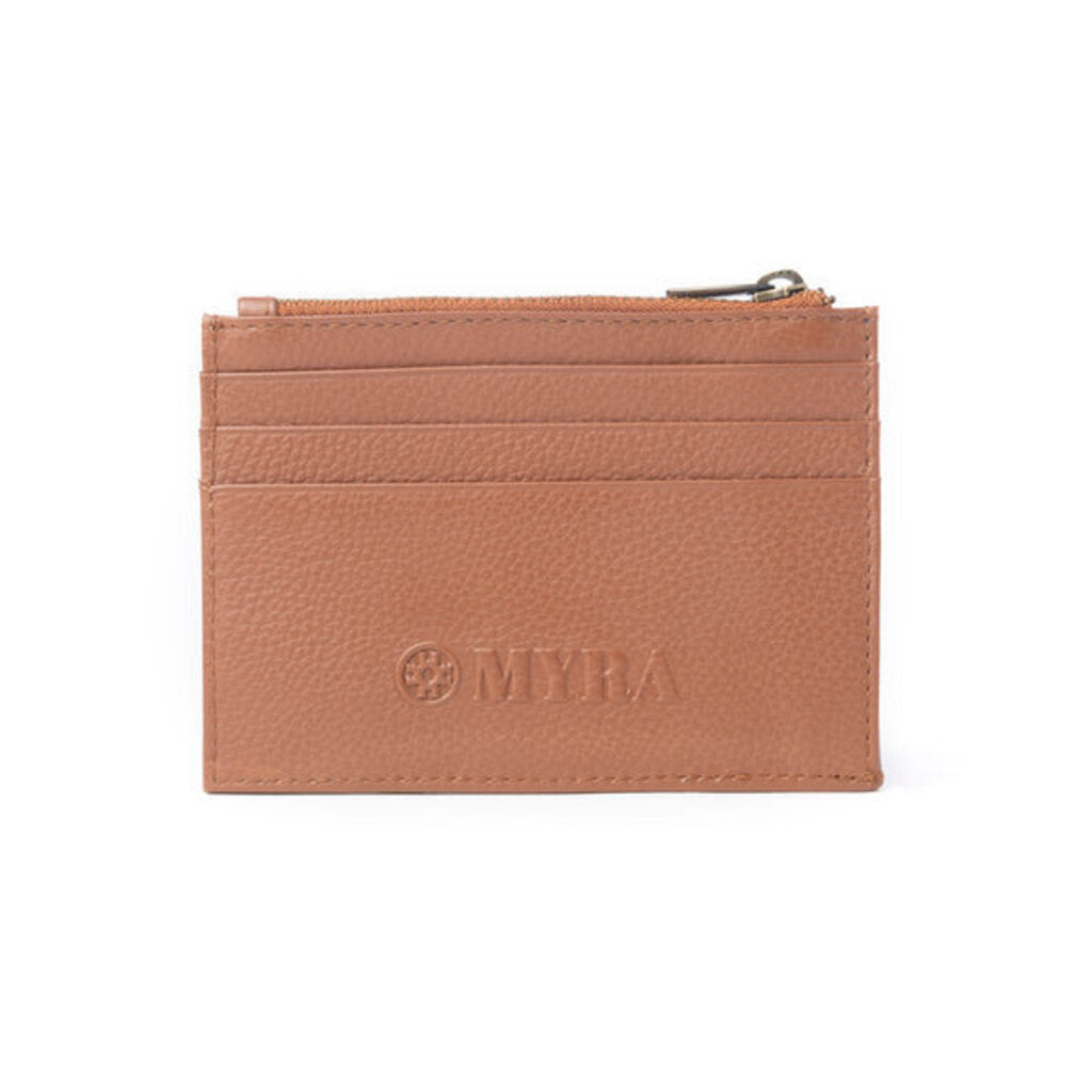 Pastel Desert Sunrise Myra Credit Card Holder in Pink & Brown S-11728