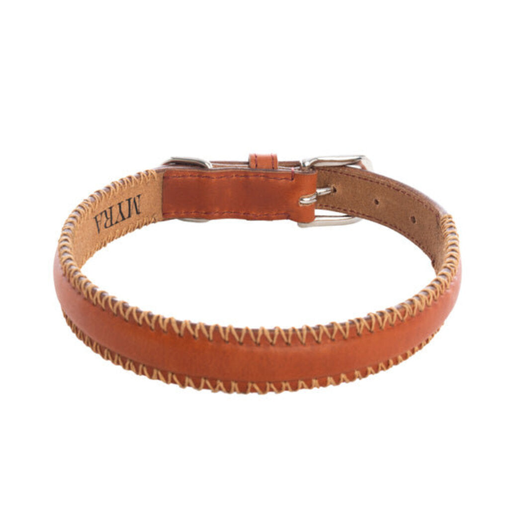 Rio Correr Leather Dog Collar in Caramel S-10639 LG