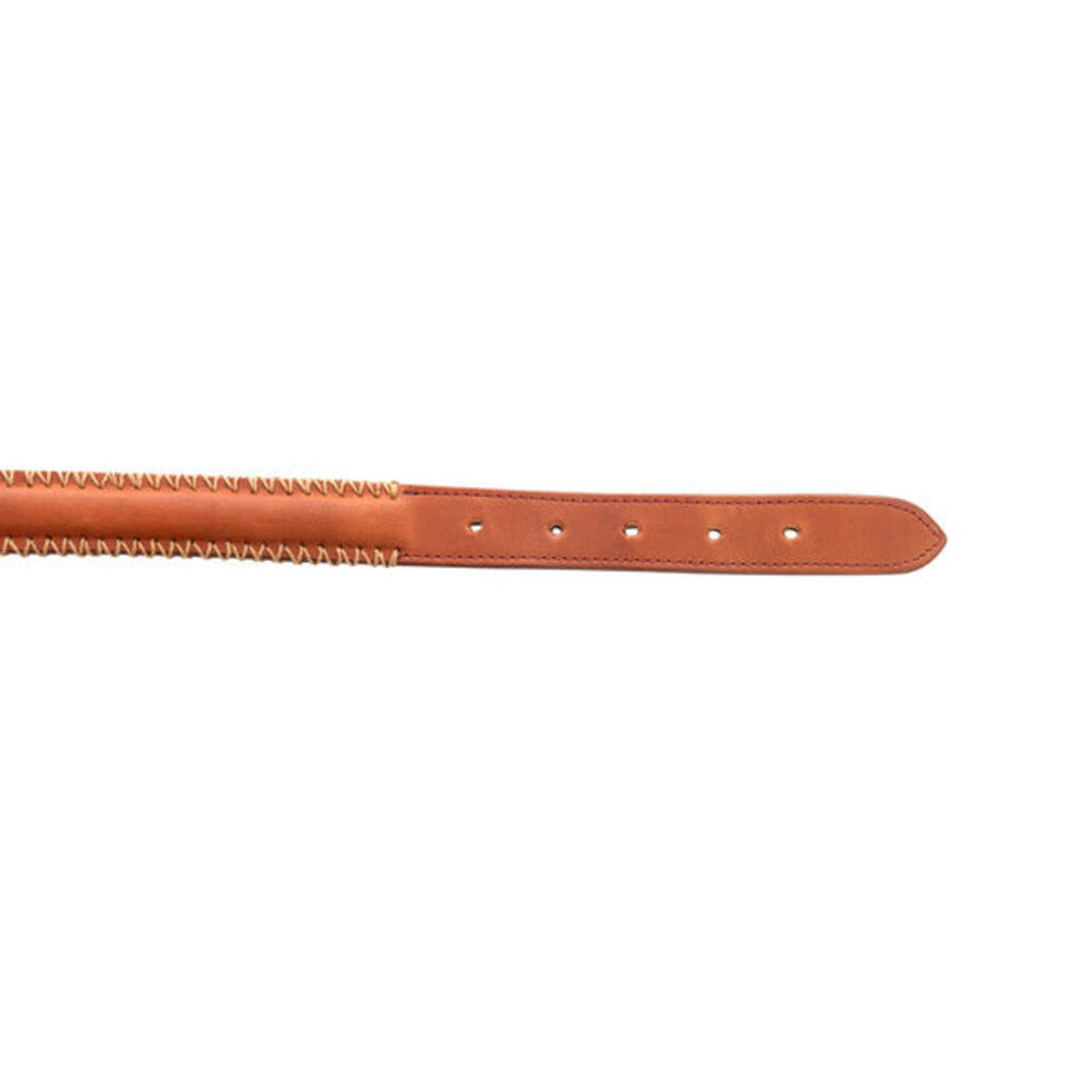 Rio Correr Leather Dog Collar in Caramel S-10639 MD