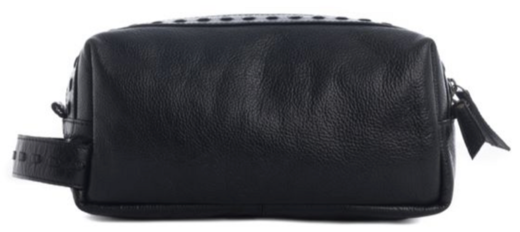 Roff Trail Leather Myra Toiletries Bag Coal S-10752