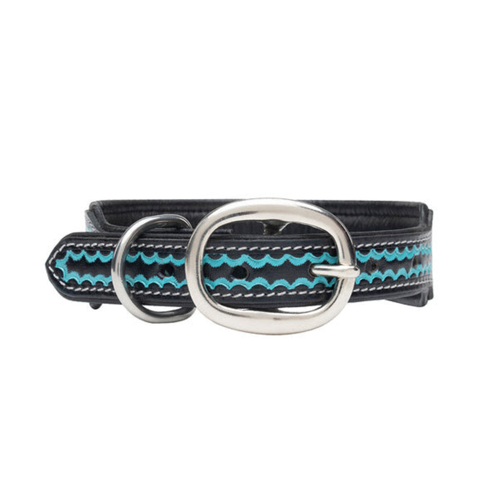 Durango Daisy Hand Tooled Dog Collar S-10202 SM