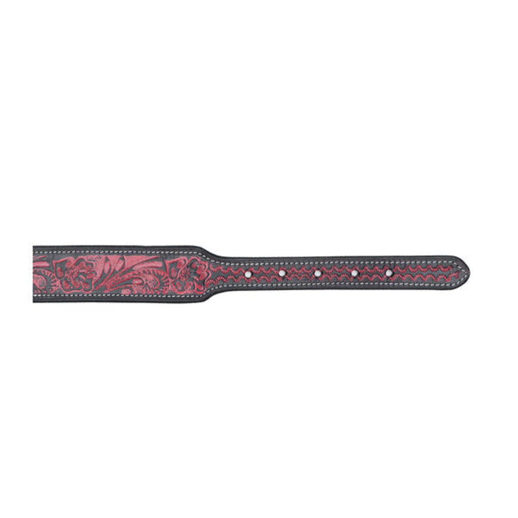 Lucky Diego Hand Tooled Dog Collar S-10201 SM