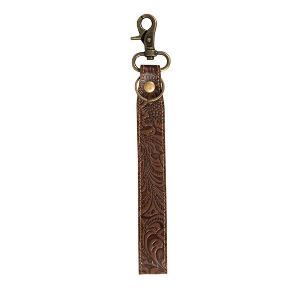 Classic Country Hand Tooled Key Fob S-7560