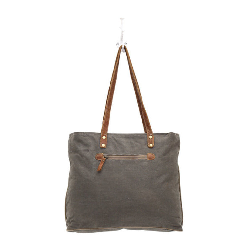 By-Cycle Print Canvas Tote Bag S-0935