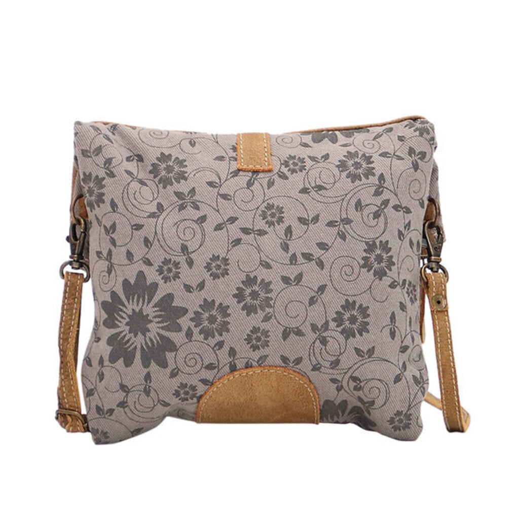 Teal and Tan Crossbody Myra Bag S-1483