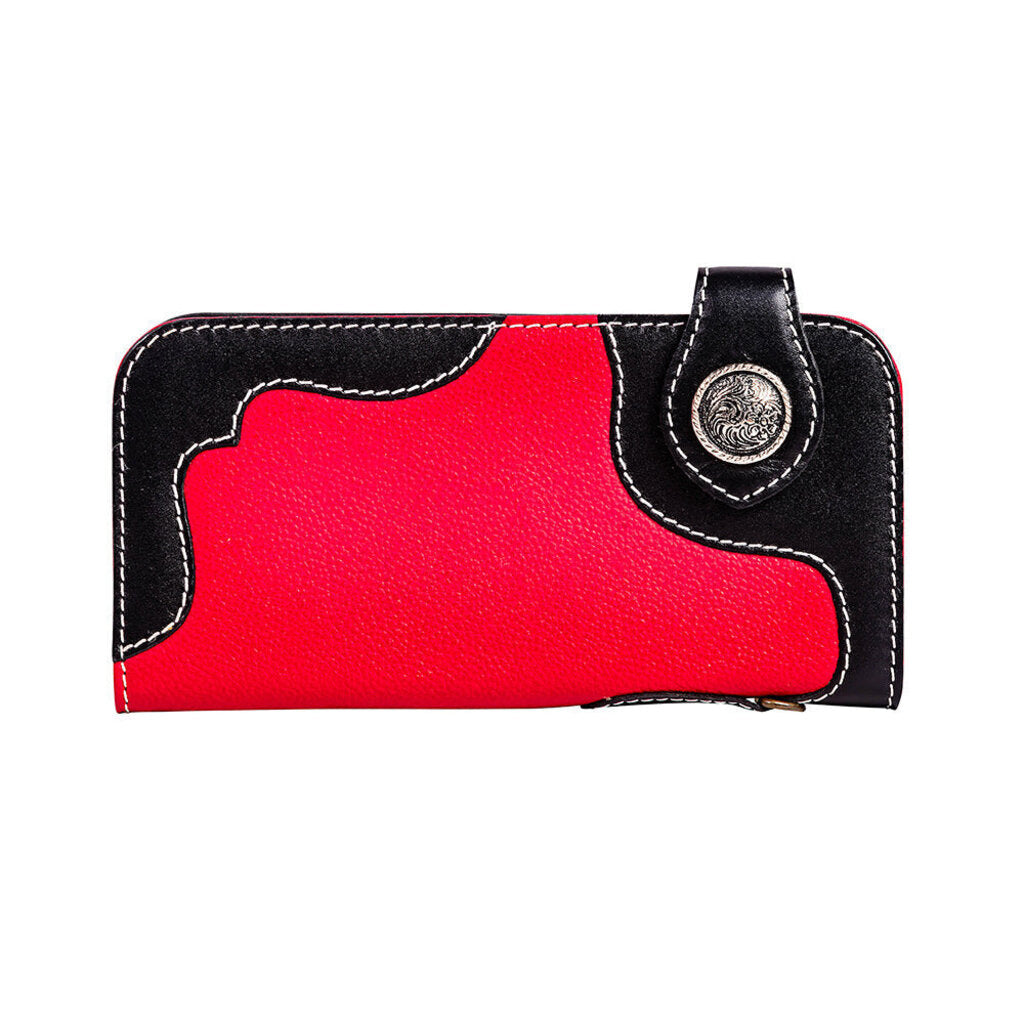 Elkerson Ridge Wallet Black & Red Myra S-9401