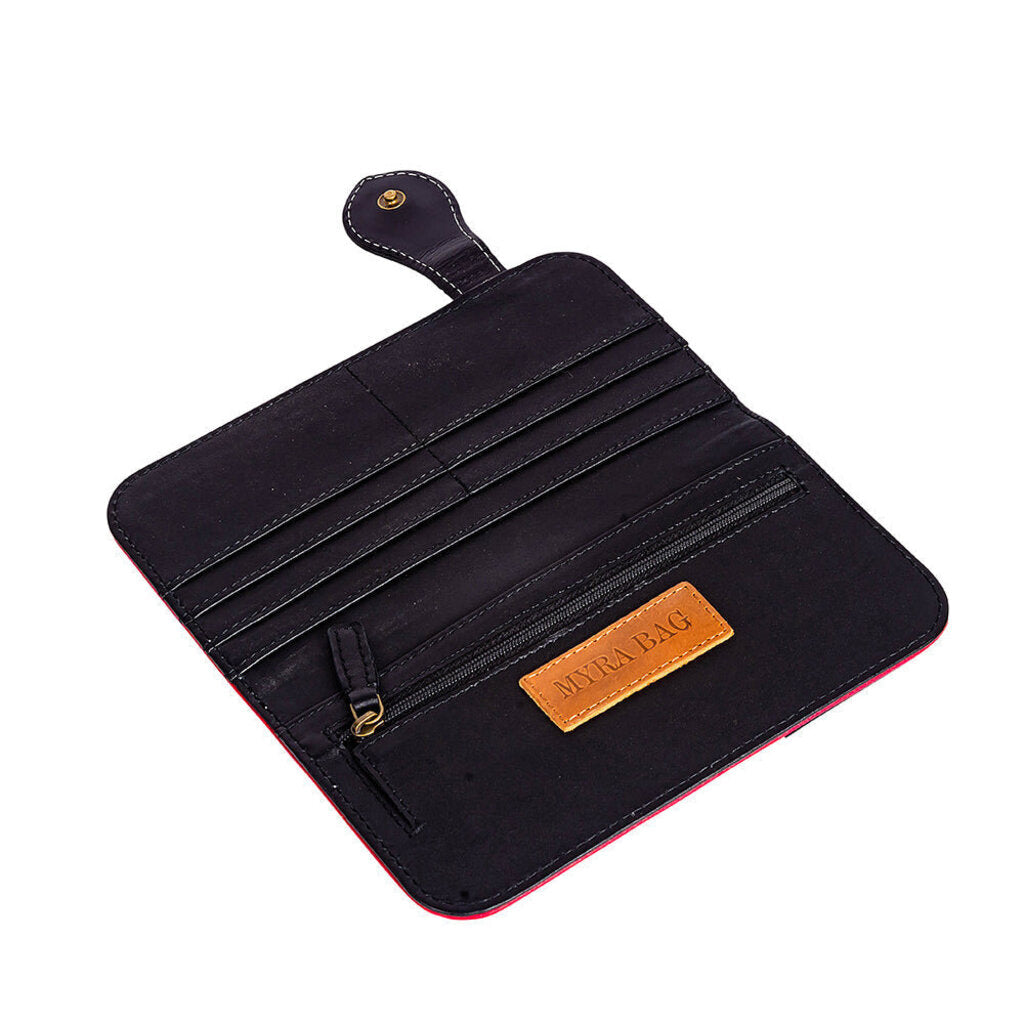 Elkerson Ridge Wallet Black & Red Myra S-9401