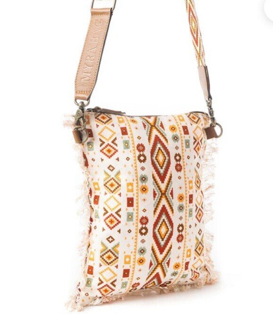 Beautiful Tapestry Myra Crossbody Bag In OFF WHITE S-10913