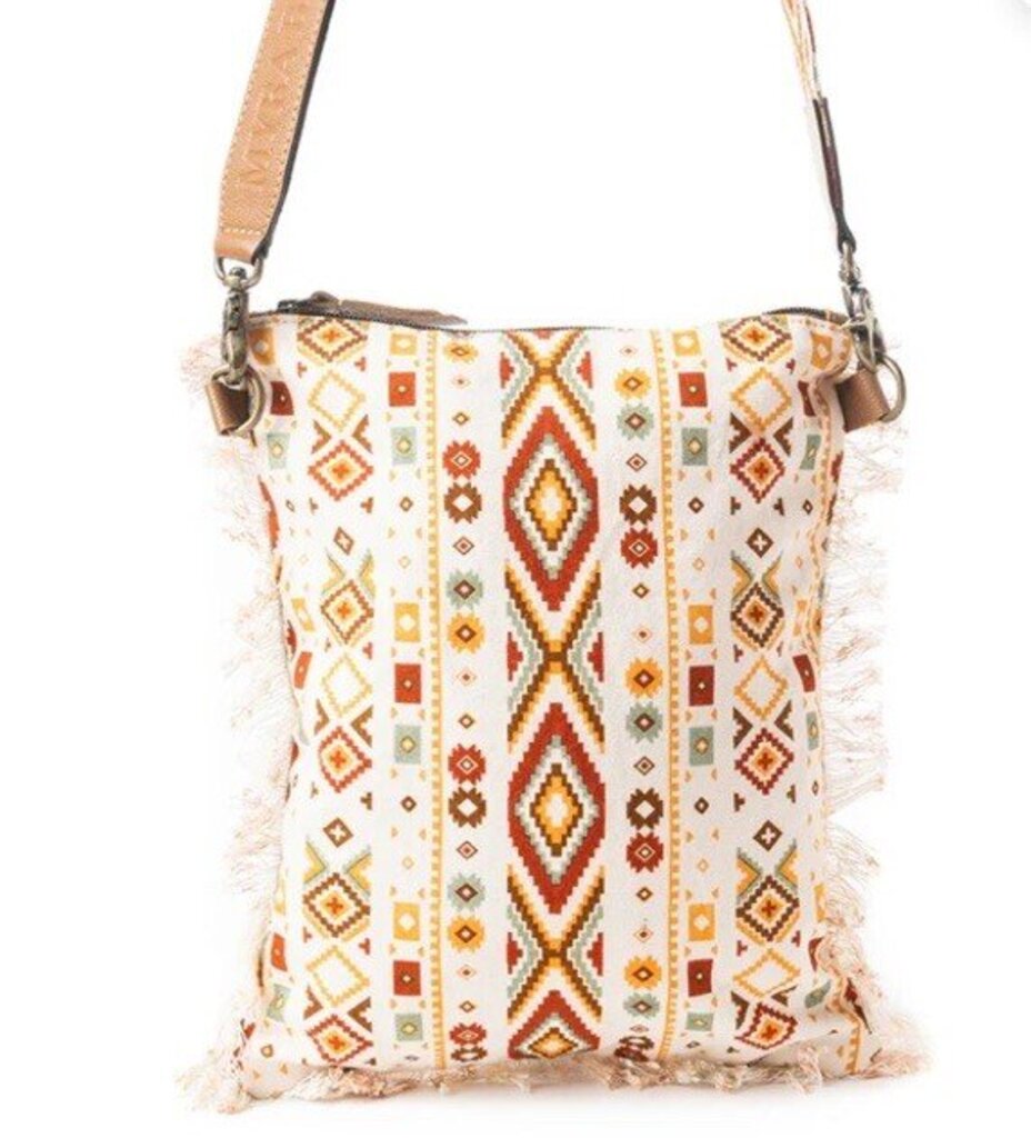 Beautiful Tapestry Myra Crossbody Bag In OFF WHITE S-10913