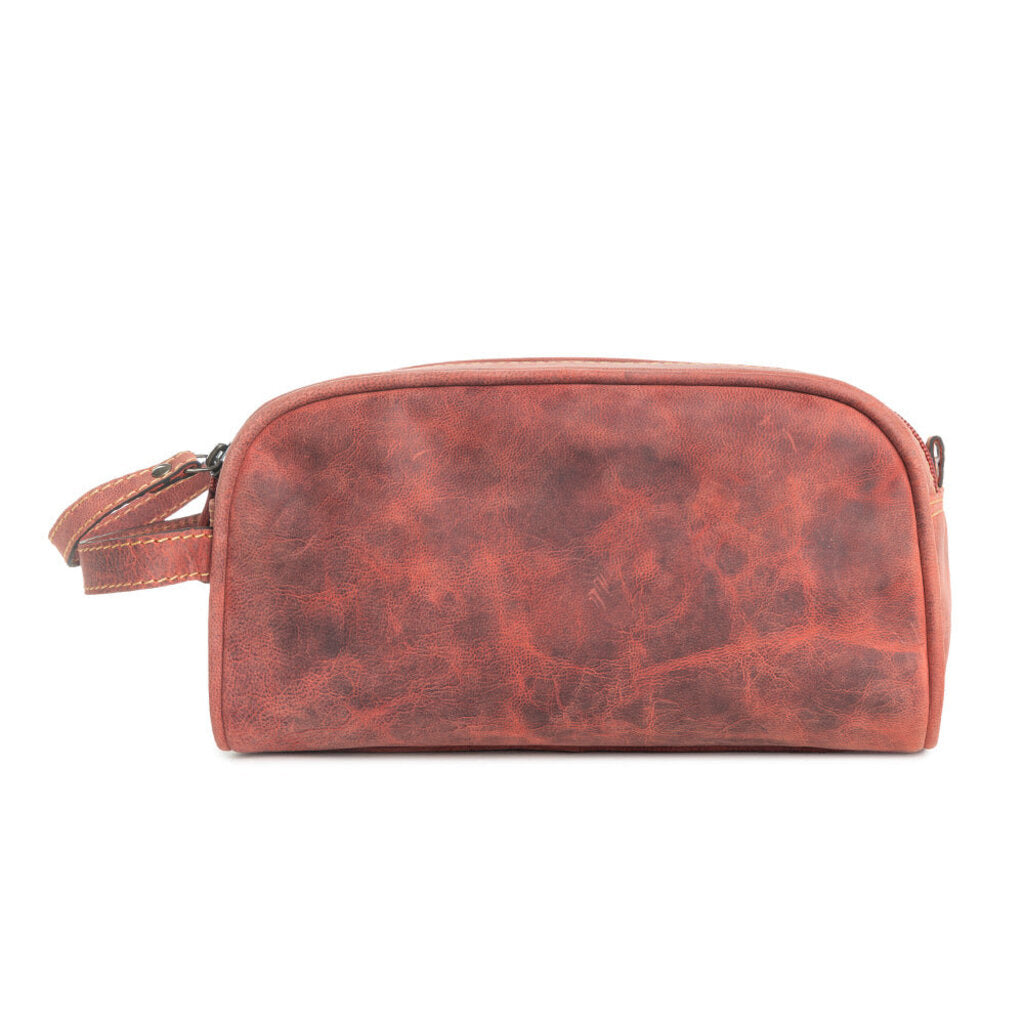 Eagle's Talon Leather Toiletries Bag Smoky Rust S-11324 (W/BAG)