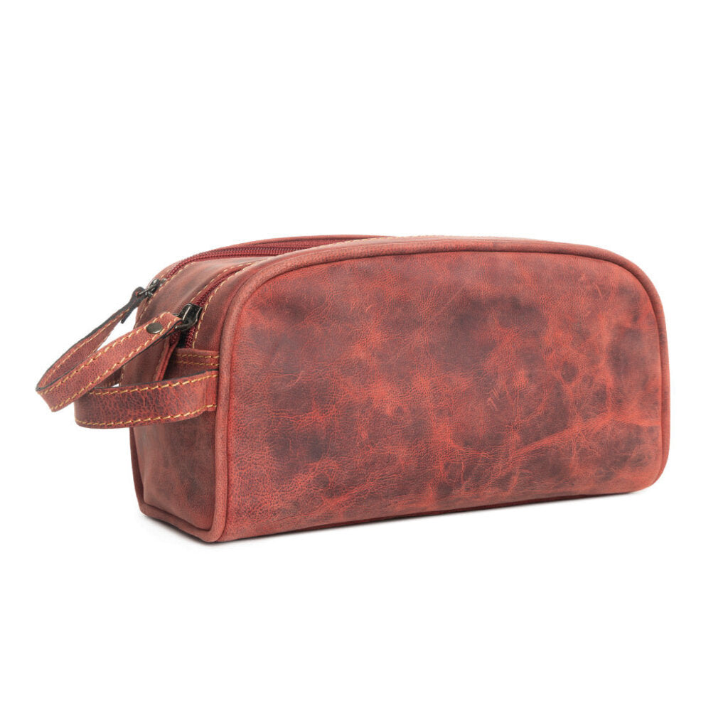 Eagle's Talon Leather Toiletries Bag Smoky Rust S-11324 (W/BAG)