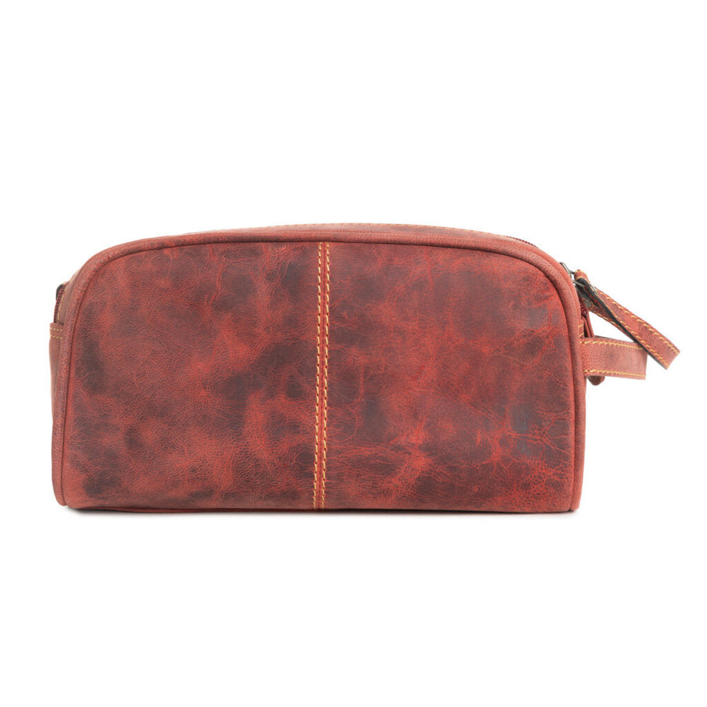 Eagle's Talon Leather Toiletries Bag Smoky Rust S-11324 (W/BAG)