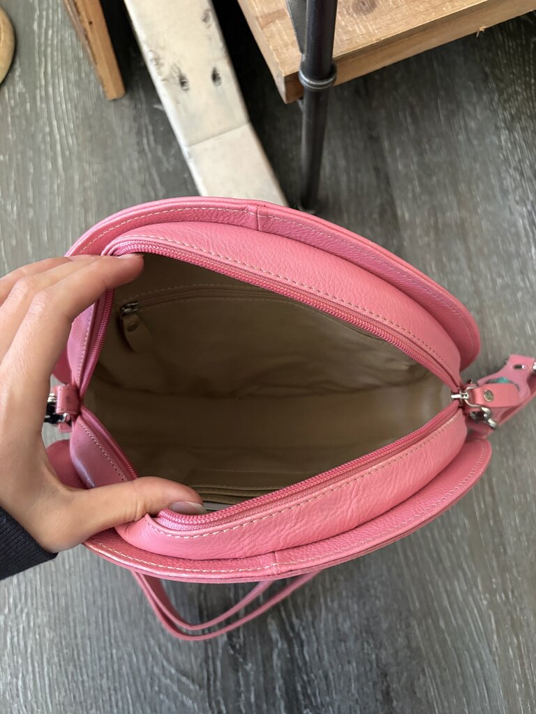 Magna Fall Large Round Leather Myra Bag S-9423