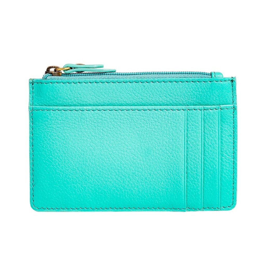 Foothill Creek Double Credit Card Holder Turquoise S-9336