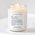 Bestie Noun Lavender Vanilla Soy Mini Candle 4 oz